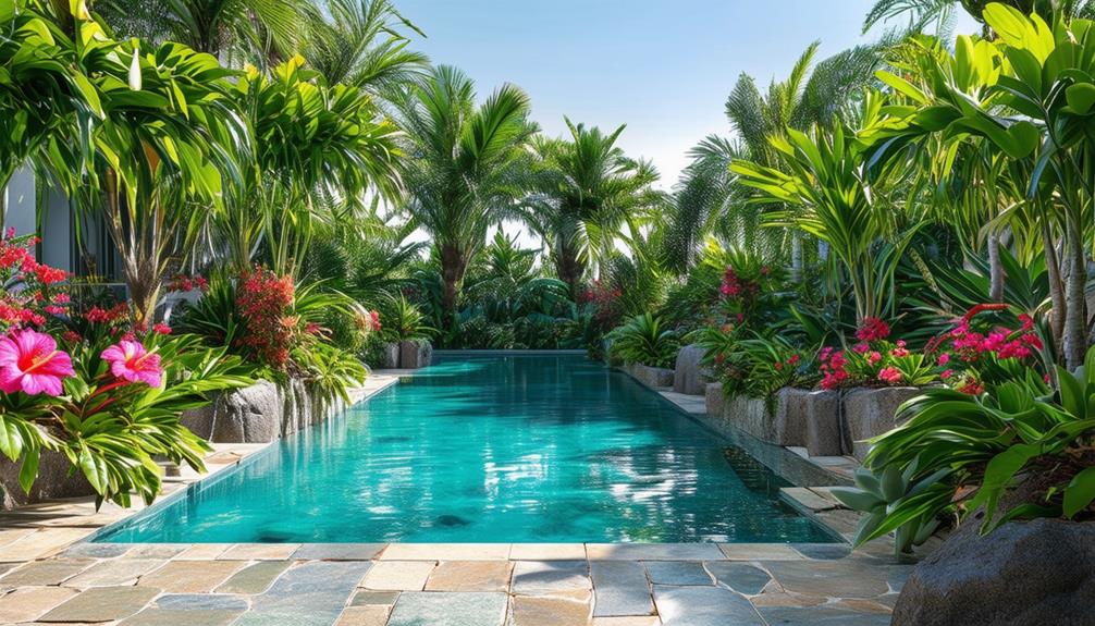 plantas ideales para piscinas